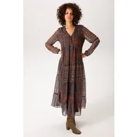 Aniston CASUAL Maxikleid im Folklore-Look - jedes Teil ein Unikat - NEUE KOLLEKTION
