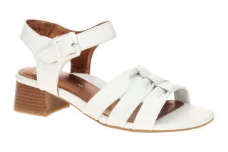 ara 12-51806 04 Damen Sandalette wei? Echtleder Klettverschluss H - Extra Weit