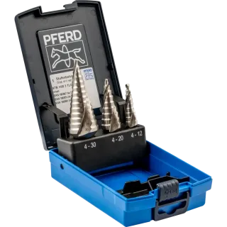 PFERD TOOLS Stufenbohrer-Set HSS 3-tlg. - 25201046