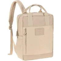 LÄSSIG Wickelrucksack Green Label, Vividal, humus, zum Teil aus recyceltem Material
