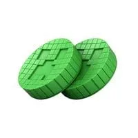 KontrolFreek No-Slip Thumb Grips - Creeper Edition, Kappe grün, 2 Stück, für Nintendo Switch 2 Joy-Cons / Pro Controller