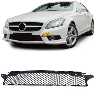 Gitter Abdeckung Stoßstange MITTE für Mercedes CLS C218 Vorfacelift 11-14 mit AMG Paket