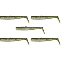 Savage Gear Kunstköder Gummifische Sandeel V2 Tail - 5er SET in ver. Größen - Raubfisch, Tolle Farben