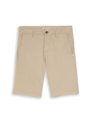 Tom Tailor - Slim Fit: Chino Shorts beige - Gr. - 32