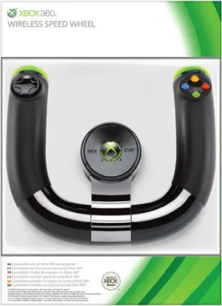 Microsoft Xbox 360 Wireless Speed Wheel schwarz