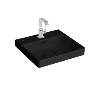 VitrA New Metropole Waschtisch wandgebunden rechteckig 50 x 47 cm mit Hahnloch,7525B483-7210 7525B483-7210