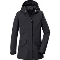 Killtec Softshellparka KOS 120 GRLS SFTSHLL PRK Wasserabweisender, winddichter Parka mit 10.000 mm Wassersäule