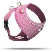 Curli Hunde-Geschirr Basic Geschirr Air-Mesh pink