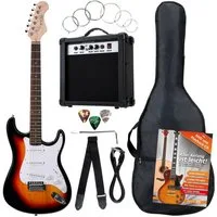 Rocktile E-Gitarre Banger's Pack elektrische Gitarre Komplettset, Banger's Set, inkl. Verstärker, Tasche, Kabel, Gurt, Schule, inkl. Verstärker, Tasche, Kabel, Gurt, Schule
