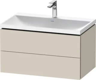 Duravit L-Cube c-shaped Set wandhängend Taupe Supermatt 800x480x480 mm - LC6951O83830000 LC6951O83830000