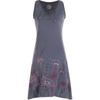 Vishes Tunikakleid Armloses Damen Longshirt-Kleid Mini-Kleid Tunika-Kleid T-Shirtkleid Boho, Goa, Hippie Style