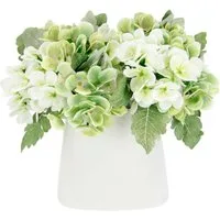 Kunstblume Hortensienbusch, OTTO home, Höhe 30 cm, In Keramikvase