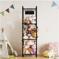 SpaceAid Kinderregal Holz Kuscheltier Aufbewahrung, Stofftier Aufbewahrung, Vertikal platzsparend