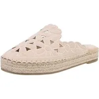Ital-Design Damen Mules Freizeit Pantolette (88930293) Flach Pantoletten in Beige