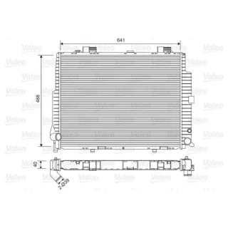 Valeo Motork?hler Mercedes E-Klasse W210 734796