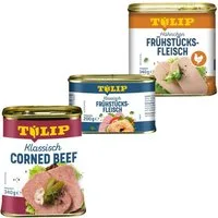 TULIP Wurstkonserve Frühstücksfleisch Corned Beef 340g + Hähnchen 340g + Schwein 200g, (Set, Corned Beef + Hähnchen + Schwein), Dänische Delikatesse