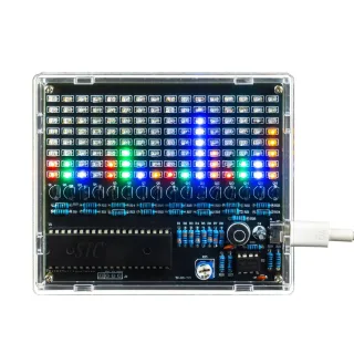 Sound Control Music Spectrum Kit DC5V DIY LED Rhythm Light Display USB Audio Visualizer Electronic Assembly Project Sold