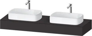 Duravit Qatego Konsole Graphit Supermatt 1600x550x170 mm - QA4808080800000 QA4808080800000
