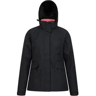 Mountain Warehouse Womens/Ladies Thunderstorm 3 in 1 Wasserdichte Jacke (Schwarz)