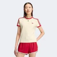 adidas Originals T-Shirt 3-STREIFEN SLIM sanft anliegende Passform, ohne Verschluss, für sportlichen Look