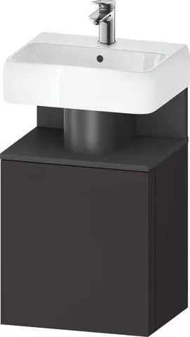 Duravit Qatego Waschtischunterbau wandhängend Graphit Supermatt 440x350x645 mm - QA4076R49800000 QA4076R49800000