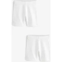 Next Shorts Stretch-Radlershorts, 2er-Pack, längere Länge (2-tlg)
