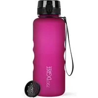 720°DGREE Trinkflasche Trinkflasche uberBottle softTouch mit Sieb fuchsia pink 1,5l