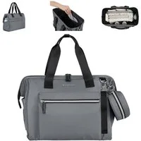 Kikkaboo Wickeltasche Maxi (1-tlg), Wickelunterlage, kleine Tasche, Reißverschluss, großes Hauptfach