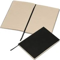 Easy Gifts Notizbuch Notizbuch / flexibel / DIN A5 / 160 Seiten liniert / Farbe: schwarz
