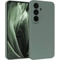 EAZY CASE Handyhülle TPU Hülle für Samsung Galaxy S26 6,3 Zoll, Schutzhülle mit Kameraschutz stoßfest telefonhülle Matt Dunkelgrün