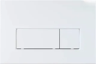 Neuesbad CONTROL BUTTON SLIM für WC Vorwandelement SLIM Weiß MODEL 1 NB1DECSTA51P1