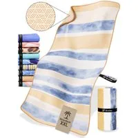 NirvanaShape Strandtuch Reise Handtuch Strandtuch XXL - Strandhandtuch, Mikrofaser Badetuch