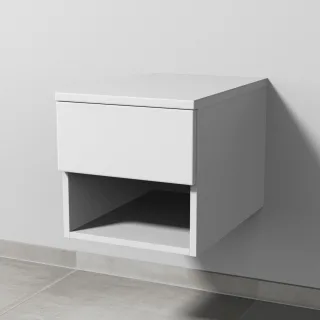 Sanipa Anbau-/Solitärschrank 2morrow (P2350) 340x350x520 Weiß-Matt, P235001 P235001
