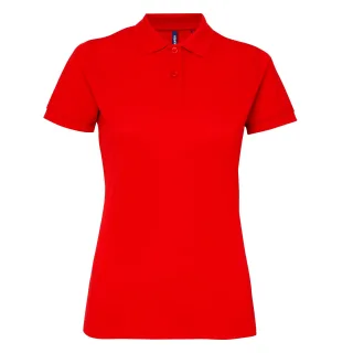 Asquith & Fox - Polo-Shirt mit kurzen Ärmeln - Damen (Rot)