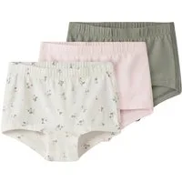 Name It Hipster NMFTIGHTS 3P JET STREAM FLOWER NOOS (Packung, 3-St)