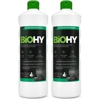 BiOHY Hartbodenreiniger Wischroboter Reinigungsmittel für Reinigungsstationen 2er Pack...