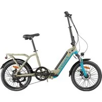 Tretwerk E-Bike Faltrad Camper, 7 Gang Shimano Tourney TY300 Schaltwerk, Kettenschaltung, Heckmotor, 468 Wh