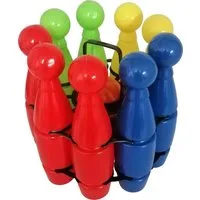Spiel Kegelspiel Kunststoff 9 Kegel
