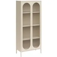 loft24 Vitrine Luna Standvitrine aus Metall