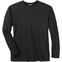 AHORN SPORTSWEAR Langarmshirt Basic Longsleeve XXL schwarz Ahorn Sportswear