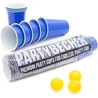 Goods+Gadgets Becher Wiederverwendbare Partybecher 50er Set – Dickwandige Beer Pong Becher, 50-tlg., Plastikbecher, Trinkbecher Getränkebecher