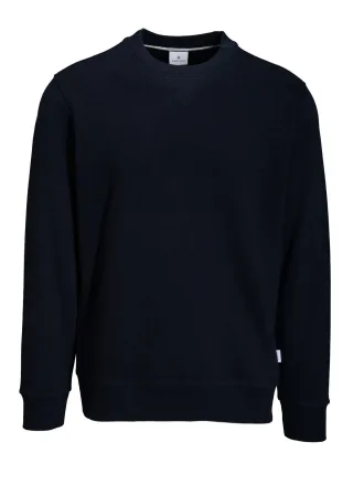 BASEFIELD - NOS Rundhals Sweatshirt night blue - Gr. - M