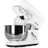 Klarstein Küchenmaschine mit Kochfunktion, 1800 W, 5.2 l Schüssel, Knetmaschine Teigmaschine Teigknetmaschine Rührmaschine Standmixer