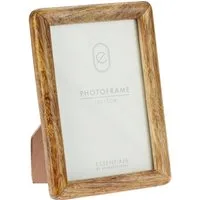 Home & styling collection Bilderrahmen Fotorahmen, stehend, aus Mangoholz, 12,5 x 2 x 17,5 cm, (einzeln)