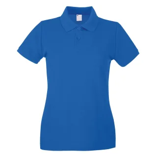 Fruit of the Loom - Poloshirt für Damen kurzärmlig (Kobalt)