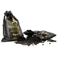 BARBERTIME Warmwachs-Haarentferner Hard Wax Beans Heißwachsperlen Warmwachs 500g Black