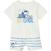 vertbaudet Shorts Baby-Set: T-Shirt & Shorts PEANUTS SNOOPY