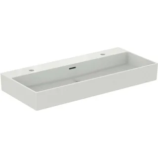 Ideal Standard Extra Waschtisch R055401 je 1 Hahnlöcher, mit Überlauf, geschliffen, weiß