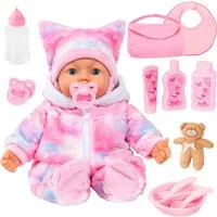 Bayer Babypuppe Piccolina Magic Eyes 46 cm, mit vielen Funktionen