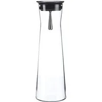 Bohemia Cristal Kanne Bohemia Cristal Simax Karaffe mit Edelstahl Ausgießer 1,1 l, (Packung)